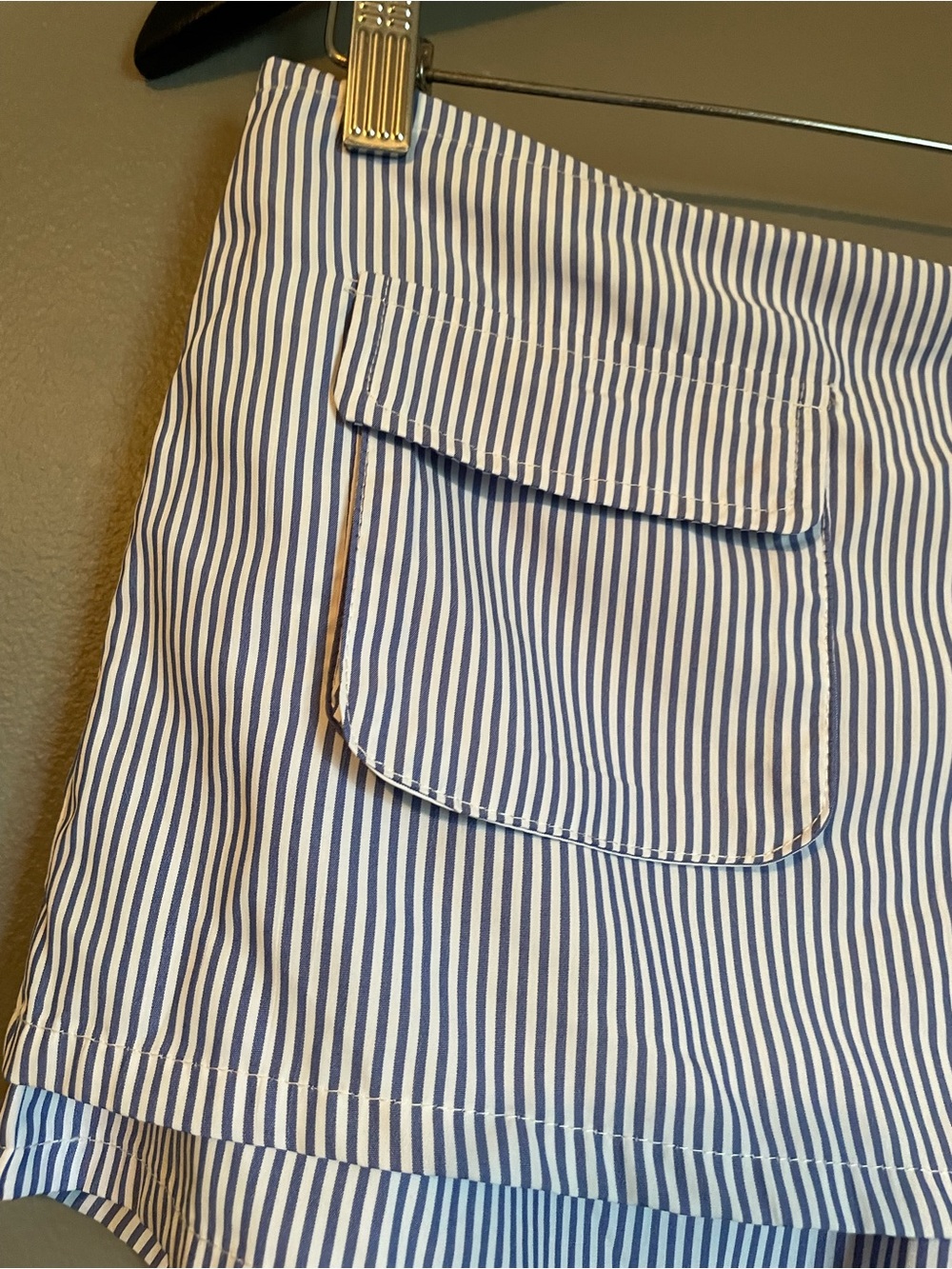 NWT Lioness Sz Small Blue White Striped Country Side Skort Lux Pockets Ret $90! - Picture 7 of 14
